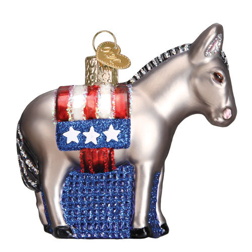 Democrat Donkey Ornament
