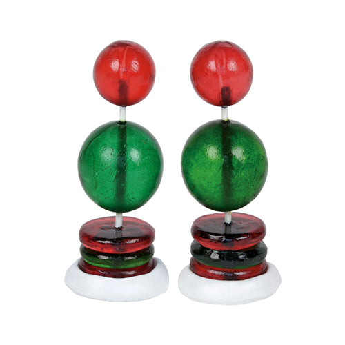 Candy Corner Topiaries Set of 2