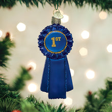 Load image into Gallery viewer, Blue Ribbon Ornament
