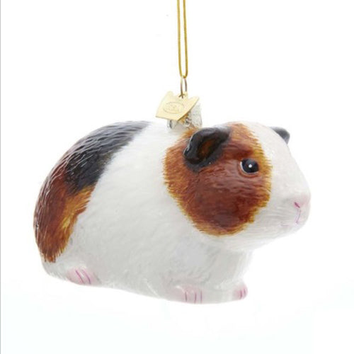 Guinea Pig Glass Ornament 4.5