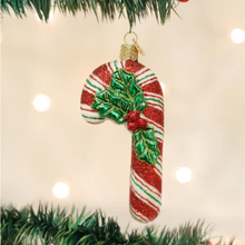 Load image into Gallery viewer, Glistening Candy Cane Ornament
