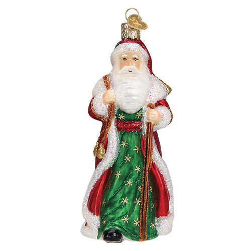 Father Christmas With Bells Ornament
