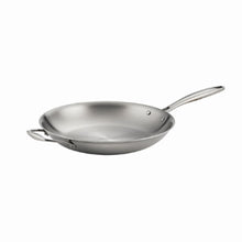 Load image into Gallery viewer, Tri-Ply 18/10 Stainless Steel Fry Pan 12&quot; with Helper Handle
