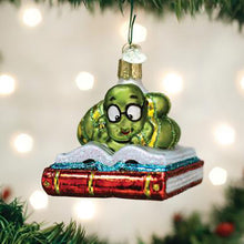 Load image into Gallery viewer, Bookworm Ornament
