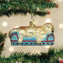 Load image into Gallery viewer, Sleepy Doodle Dog Ornament
