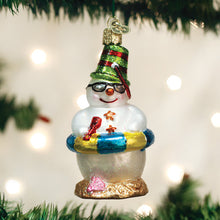 Load image into Gallery viewer, Snowman on Beach Ornament
