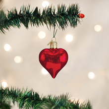 Load image into Gallery viewer, Shiny Red Heart Ornament
