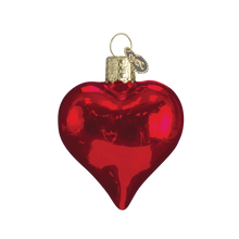 Load image into Gallery viewer, Shiny Red Heart Ornament
