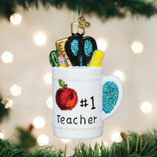 Load image into Gallery viewer, Best Teacher Mug Ornament
