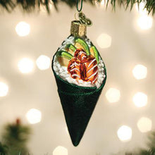 Load image into Gallery viewer, Sushi Hand Roll Ornament
