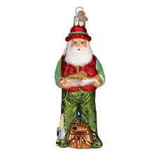 Load image into Gallery viewer, Fly Fishing Santa Ornament
