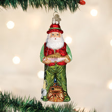 Load image into Gallery viewer, Fly Fishing Santa Ornament
