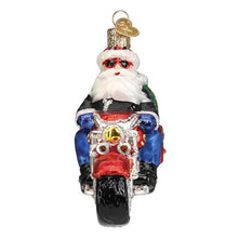 Load image into Gallery viewer, Biker Santa Ornament
