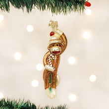 Load image into Gallery viewer, Sock Monkey Ornament
