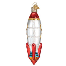 Load image into Gallery viewer, Toy Rocket Ship Ornament
