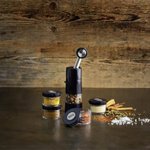 Load image into Gallery viewer, Essential Ratchet Spice Grinder Black
