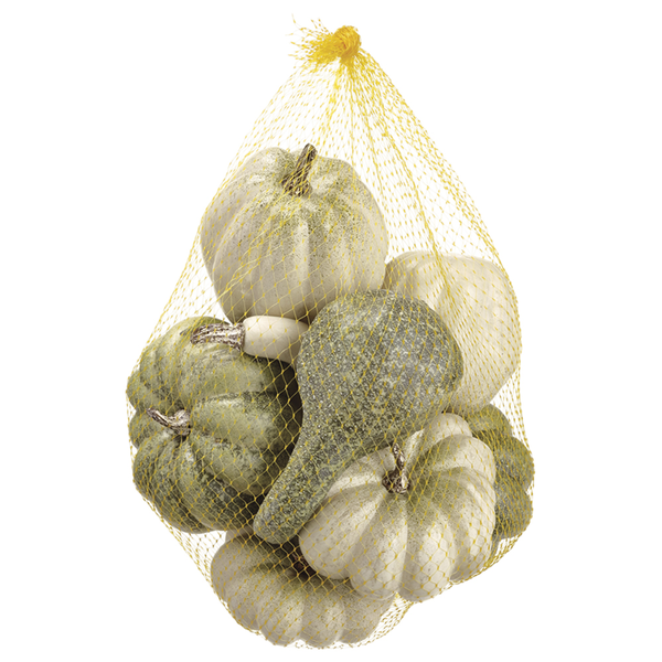Weighted Cream and Green Pumpkin and Gourd  6
