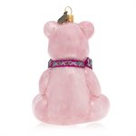 Load image into Gallery viewer, Baby Girl&#39;s First Christmas Teddy Glass Ornament
