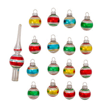 Load image into Gallery viewer, Early Years Ball Ornaments &amp; Tree Topper 30mm &amp; 5&quot; Set of 17
