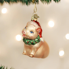 Load image into Gallery viewer, Holly Pig Ornament
