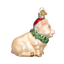 Load image into Gallery viewer, Holly Pig Ornament
