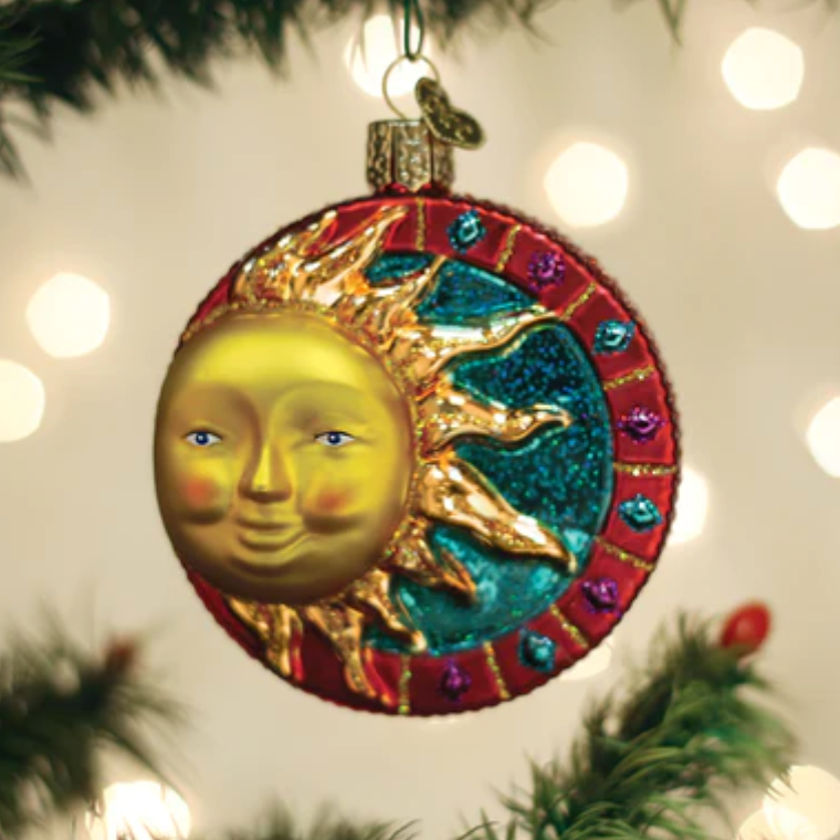 Jeweled Sun Ornament