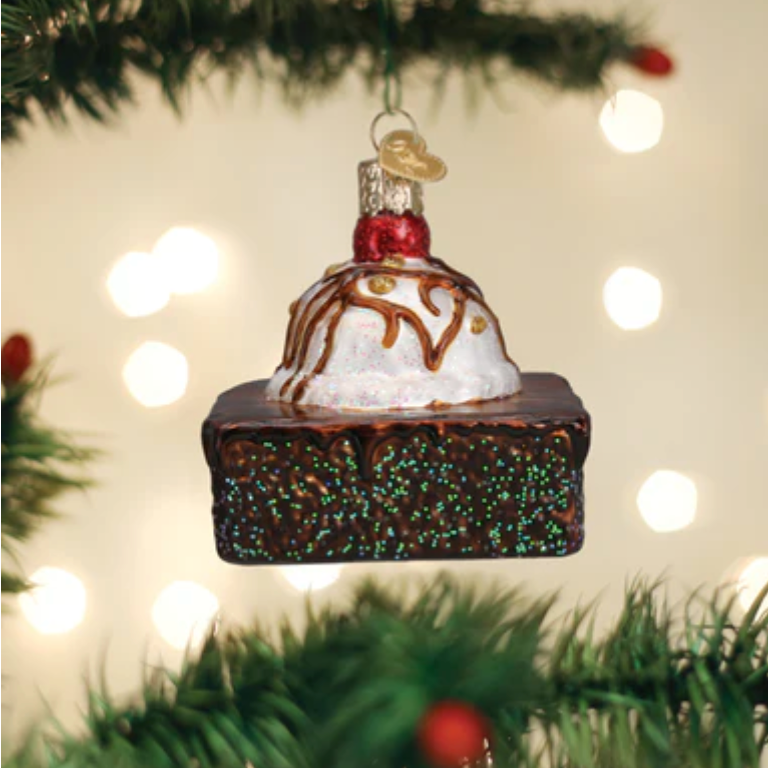 Brownie A La Mode Ornament
