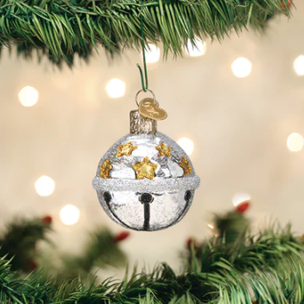 Silver Jingle Bell Ornament
