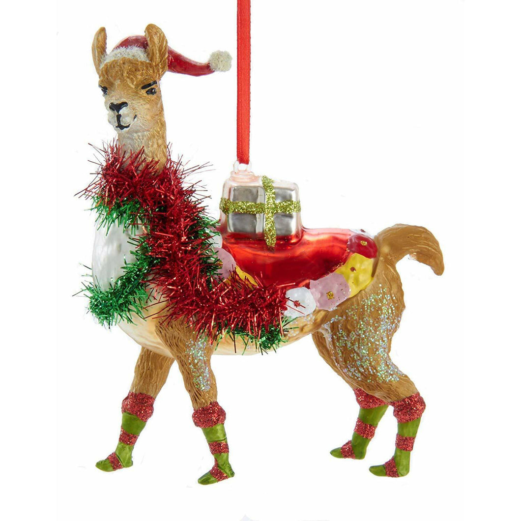 Fancy Llama Ornament 5.25