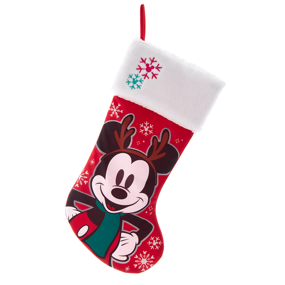 Mickey Mouse Embroidered Cuff Stocking 19