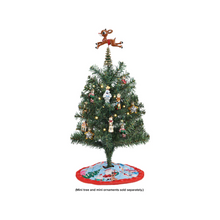 Load image into Gallery viewer, Mini Rudolph Tree Topper &amp; Skirt Set
