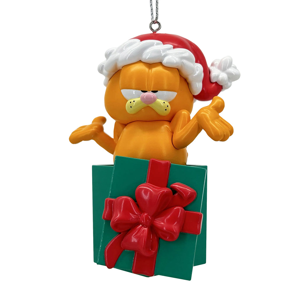 Garfield in Christmas Gift Ornament