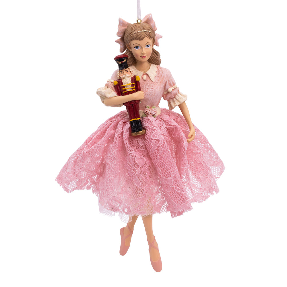 Clara Ballerina with Nutcracker Ornament 9