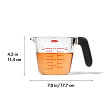 Load image into Gallery viewer, Glass Measuring Cup 2 Cup
