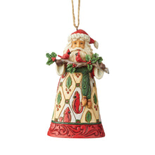 Load image into Gallery viewer, Santa with Cardinals Ornament
