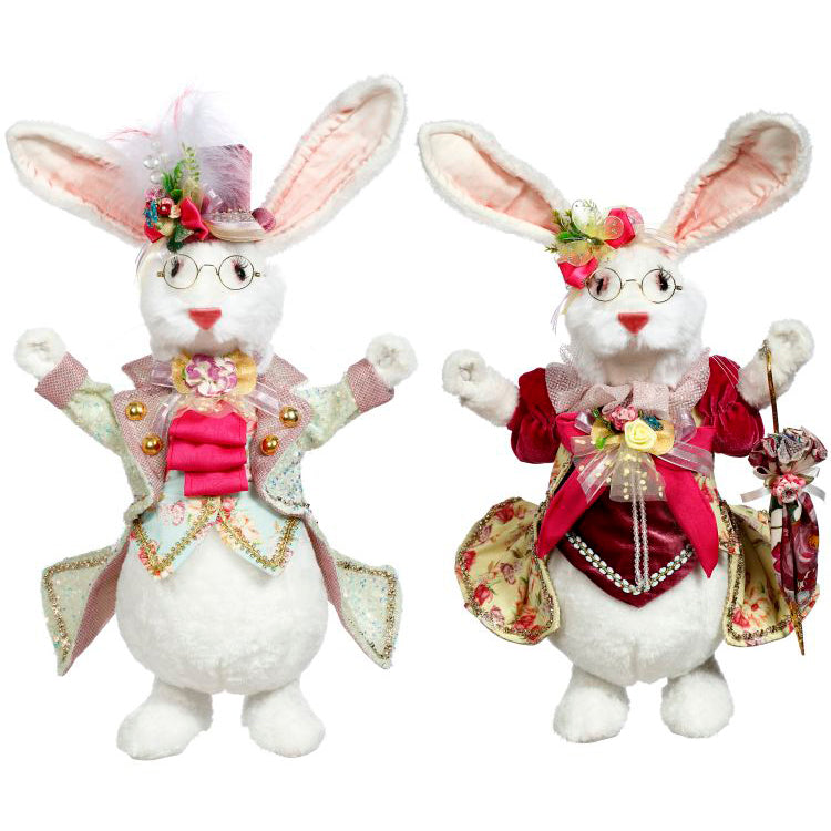 Mr & Mrs Fluffy Chubby Rabbit 15