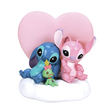 Load image into Gallery viewer, Stitch and Angel with Heart Light-Up Figurine
