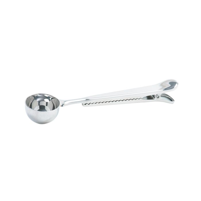 Stainless Steel Coffee Scoop with Bag Clip