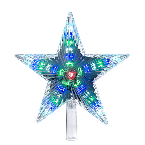 Color Changing LED Star 31 Light Tree Topper 8.5