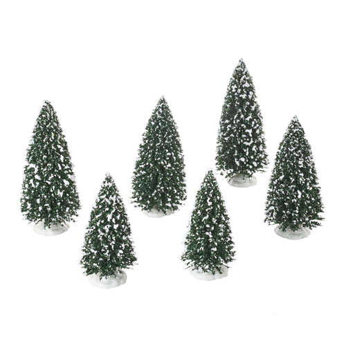 Frosted Pine Grove Set of 6
