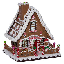 Load image into Gallery viewer, Gingerbread LED Candy House Table Piece
