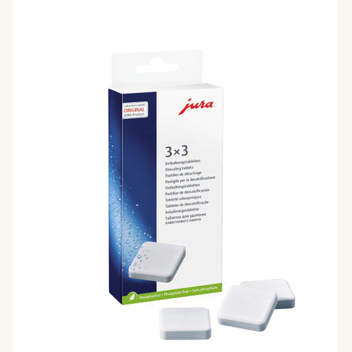 2 Phase Descaling Tablets for Jura Machines 9 Pack