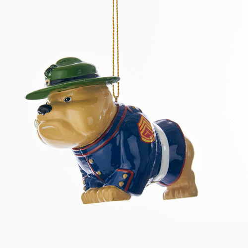U.S. Marines Bulldog Ornament 3.54