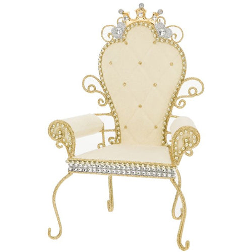 Fairy and Elf Sized Cream Royal Chair 9.5