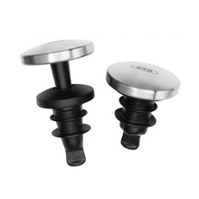 Load image into Gallery viewer, SteeL Spillproof Wine Stopper Set of 2
