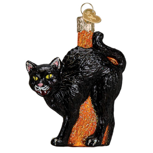 Scaredy Cat Halloween Ornament