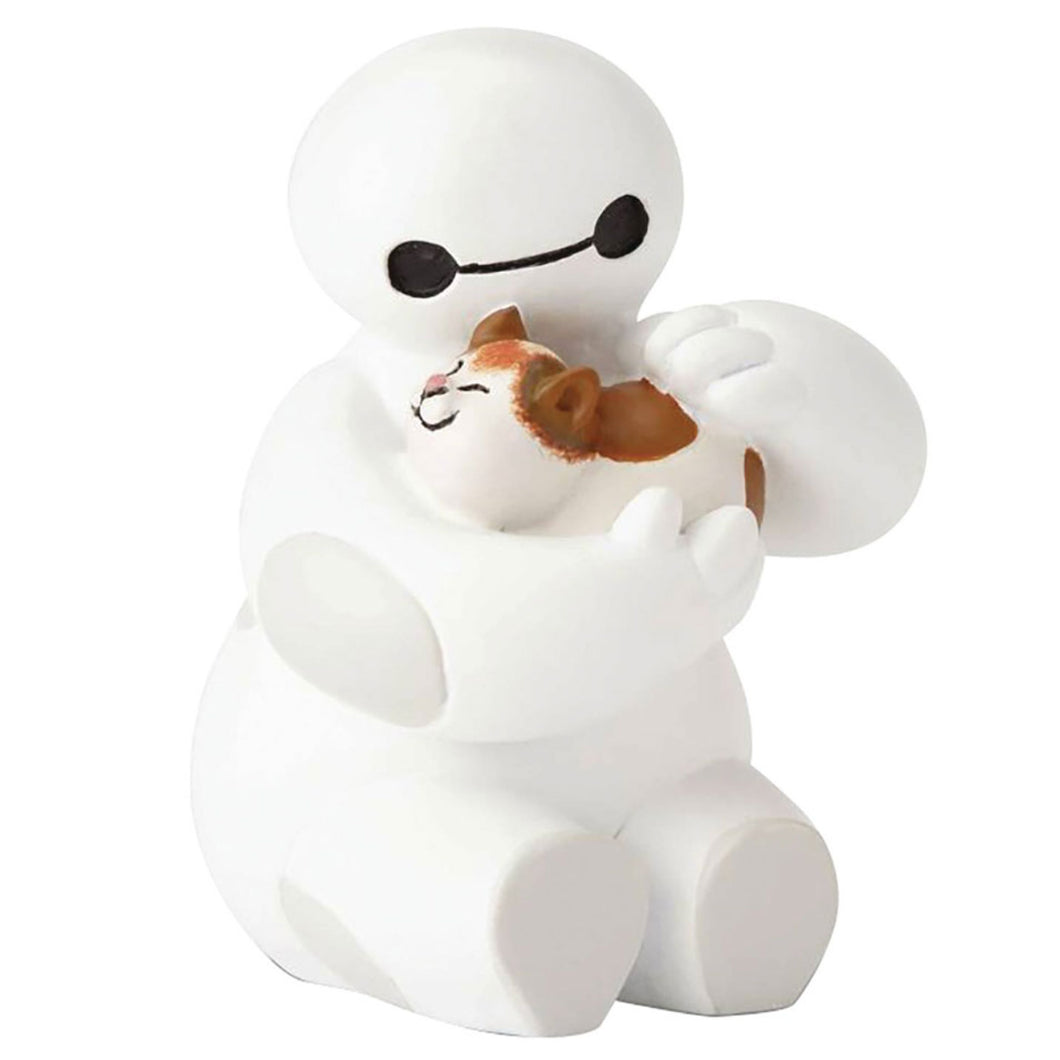 Disney Hugs Baymax Petting Cat Mini Figure