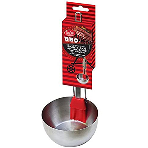 BBQ Sauce Pan with Basting Brush 20oz