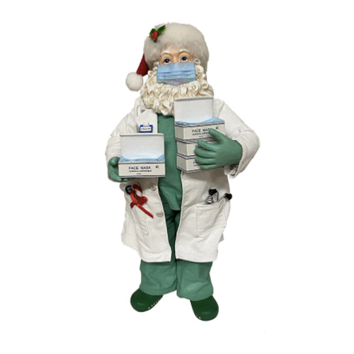 Santa Doctor with Face Mask 10.5