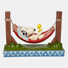 Load image into Gallery viewer, Just Hanging Around Snoopy &amp; Woodstock in Hammock
